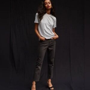 THAKOON - Classic Crop Jean, Black - Size 6